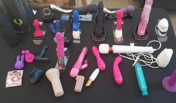 A selection of Mistress Candys sex toys