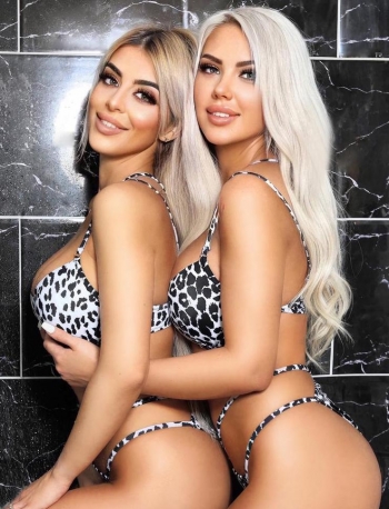 A very sexy blonde duo profile on our escort agency website 