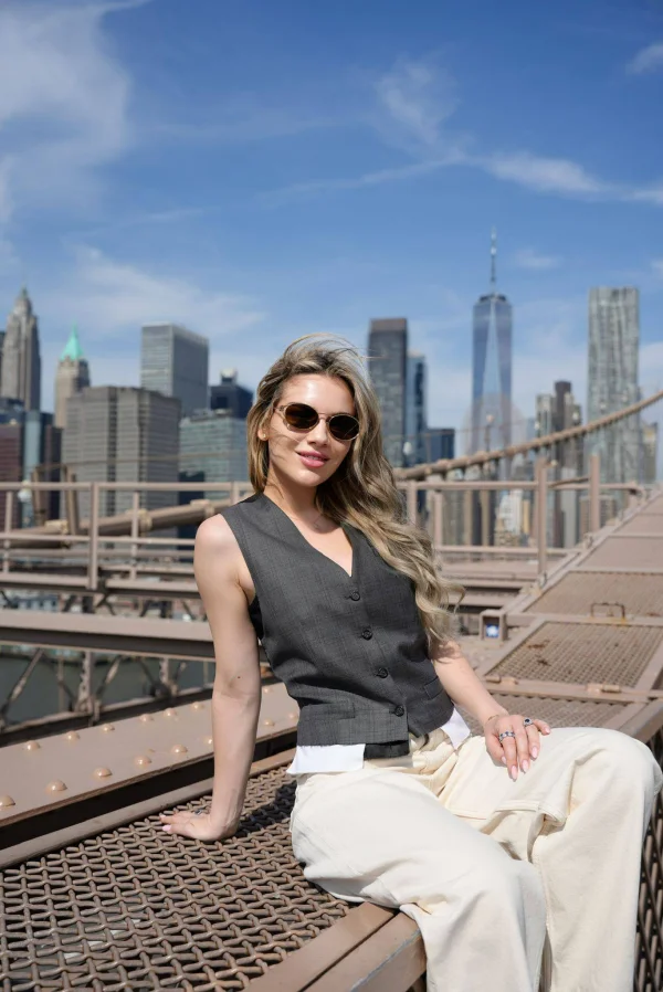 A holiday snap of Erika in New York 