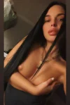 A selfie of Shanel showing off her boobs 